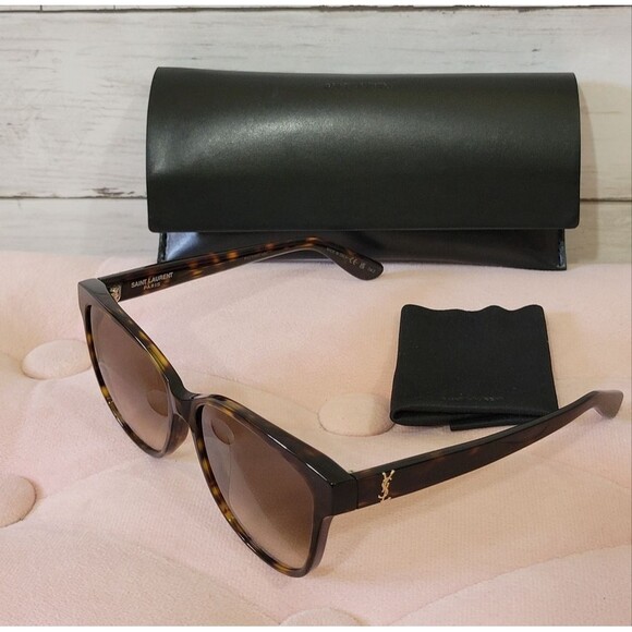 NWOT Yves Saint Laurent Square Sunglasses 58mm Italian Made main image 11